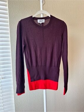 Saint Art NY 100% fine extra fine merino Myra long sleeve crewneck sweater XS